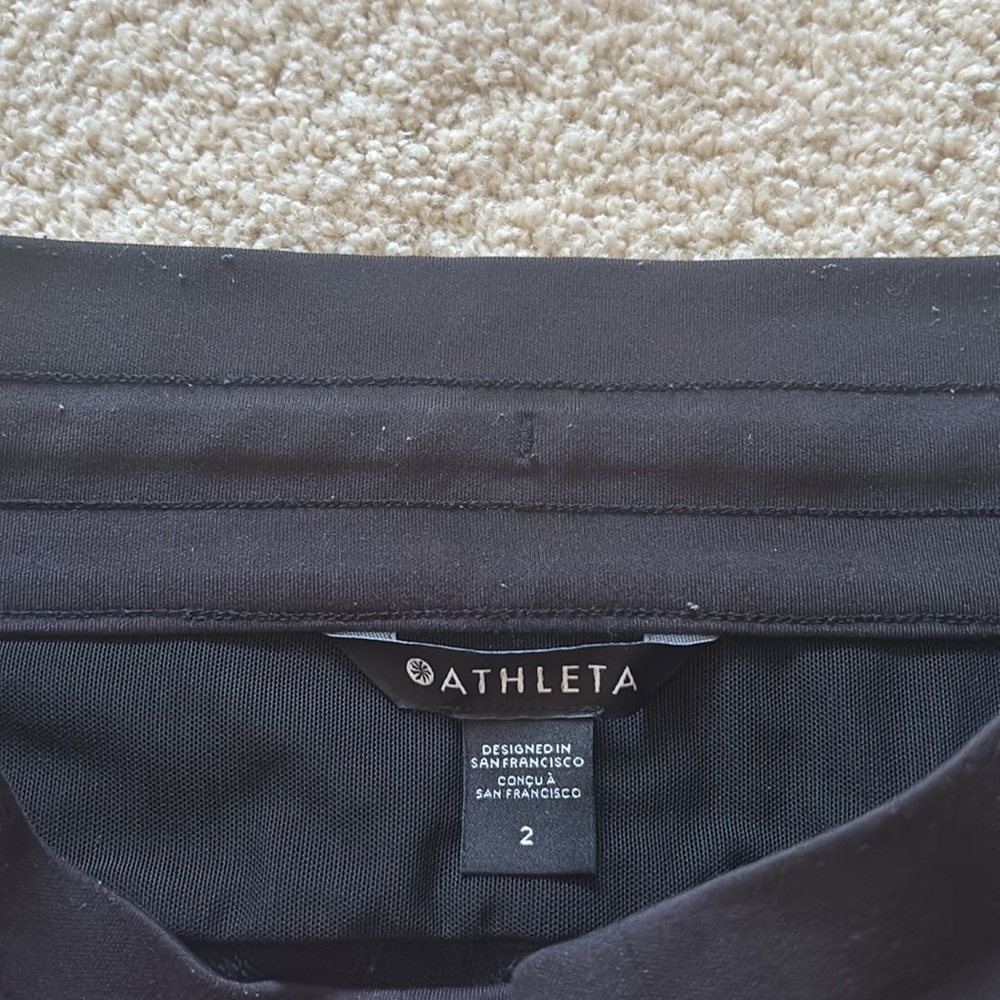 Athleta Headlands Hybrid Trek Mid Rise Joggers Size 2, Black, Like New!! - Picture 4 of 7